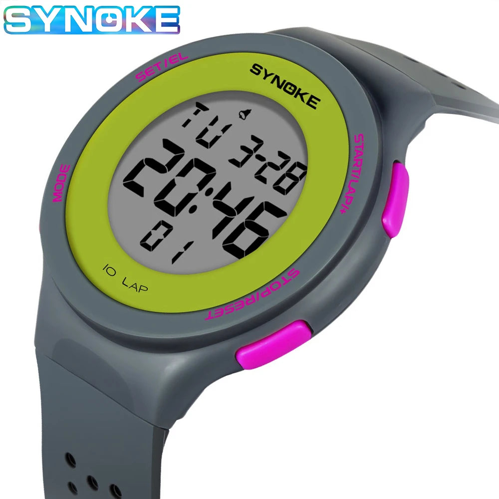 Outdoor Sport Watch Men Alarm Chrono Clock 5Bar Waterproof Military Watches