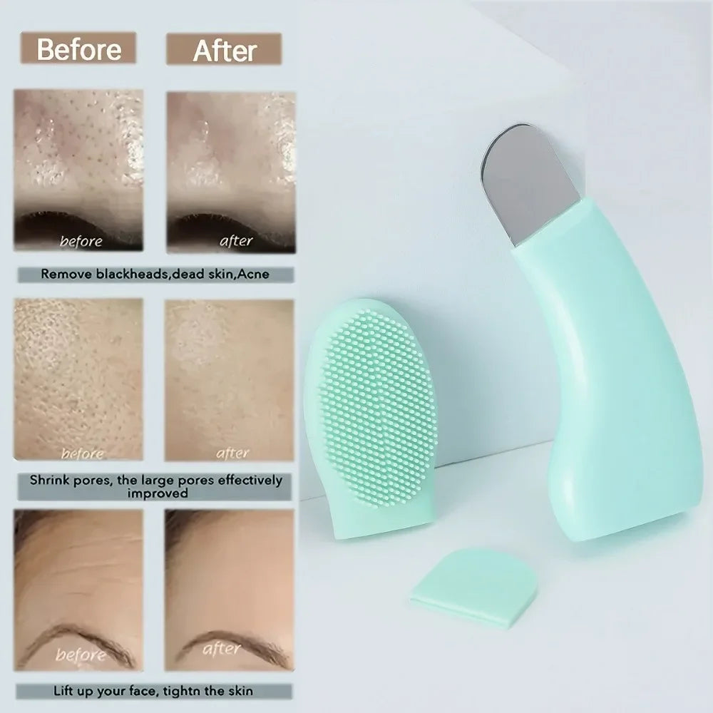 Facial Blackhead Removal Tool Silicone Nose Whitehead Remover Face