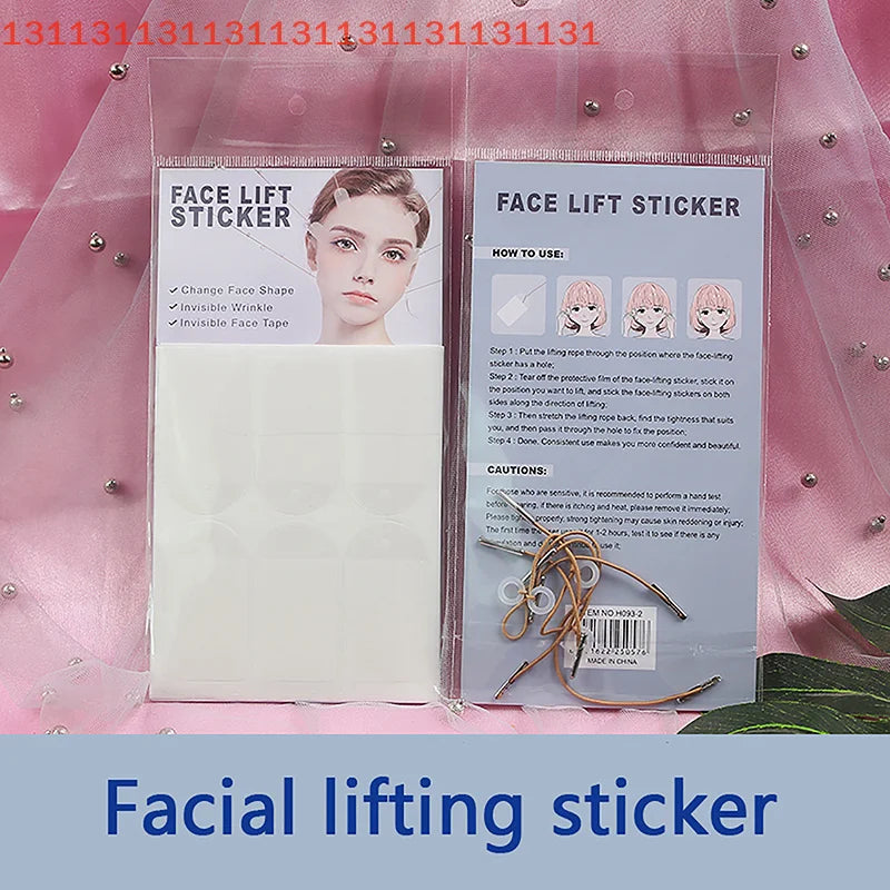 18Pcs Invisible Thin Face Stickers V-Shape Fast Lifting Facial Lift Up Neck