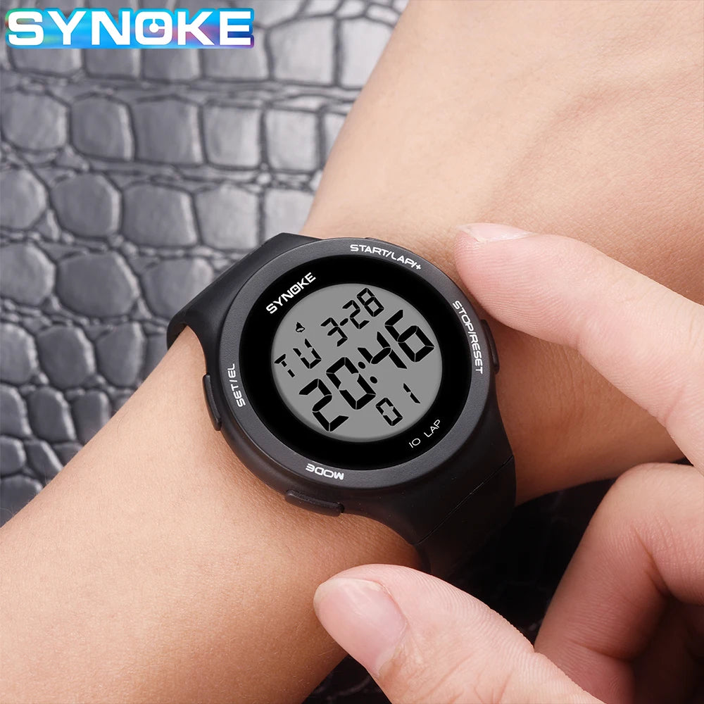 Outdoor Sport Watch Men Alarm Chrono Clock 5Bar Waterproof Military Watches