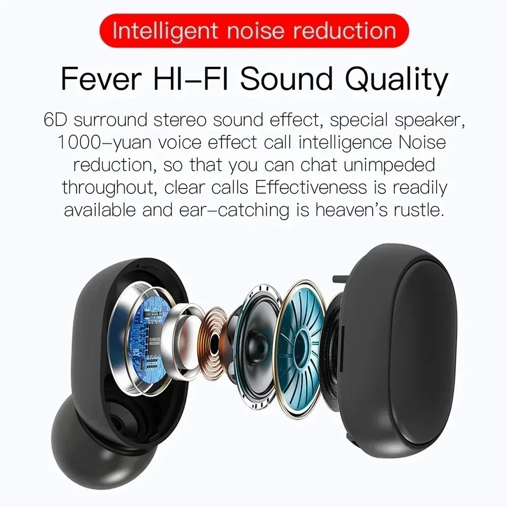 TWS E6S Bluetooth Earphones Wireless bluetooth headset Noise