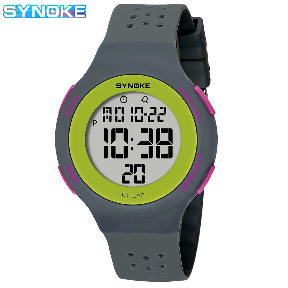 Outdoor Sport Watch Men Alarm Chrono Clock 5Bar Waterproof Military Watches