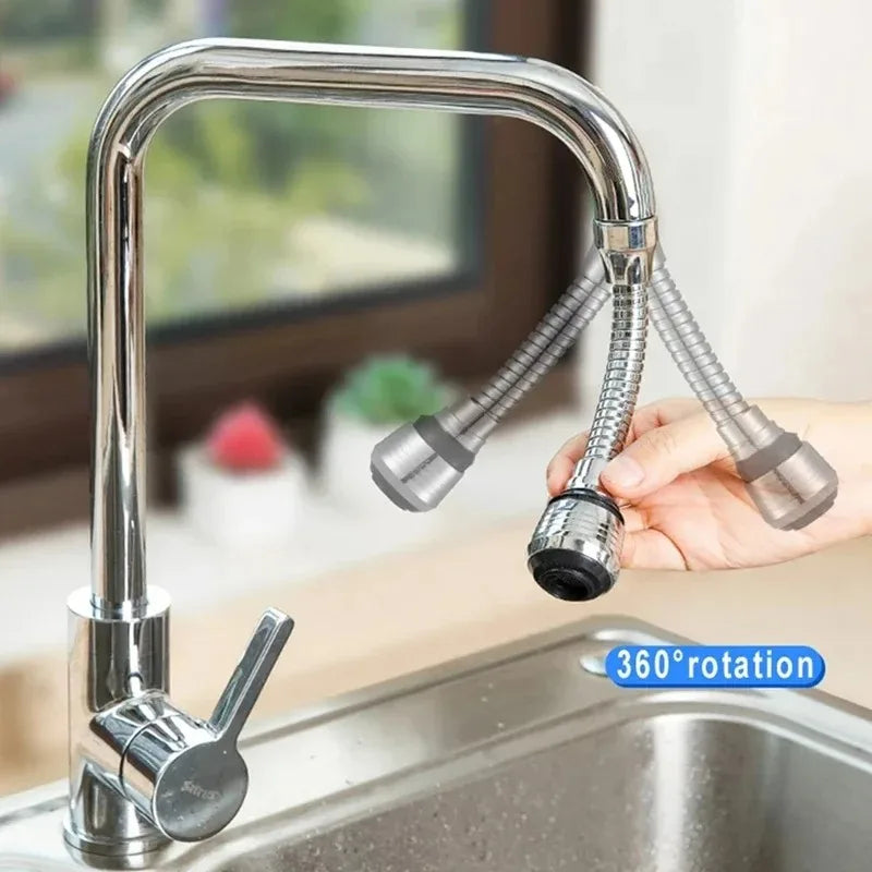 360° Rotating Kitchen Faucet Pressurized Anti-Splash Extended Filter