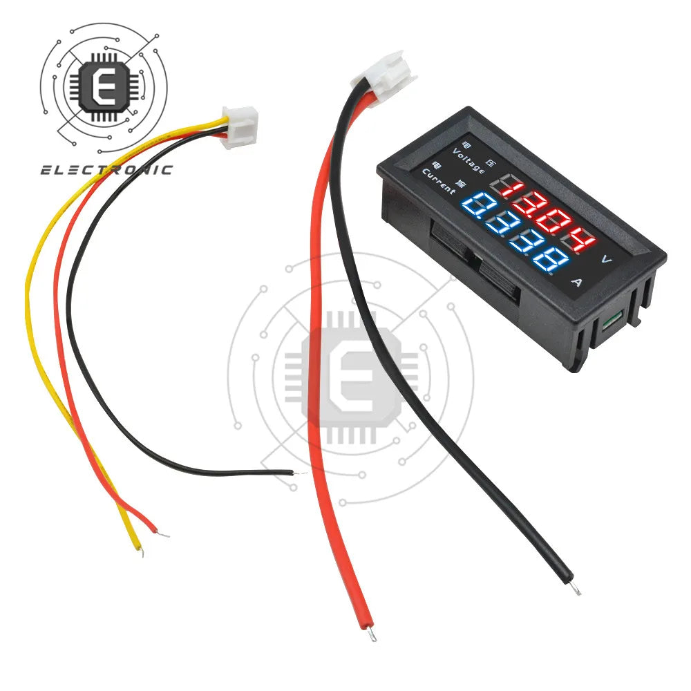 M4430 DC 100V 200V 10A Electronic Digital Voltmeter Ammeter 0.28