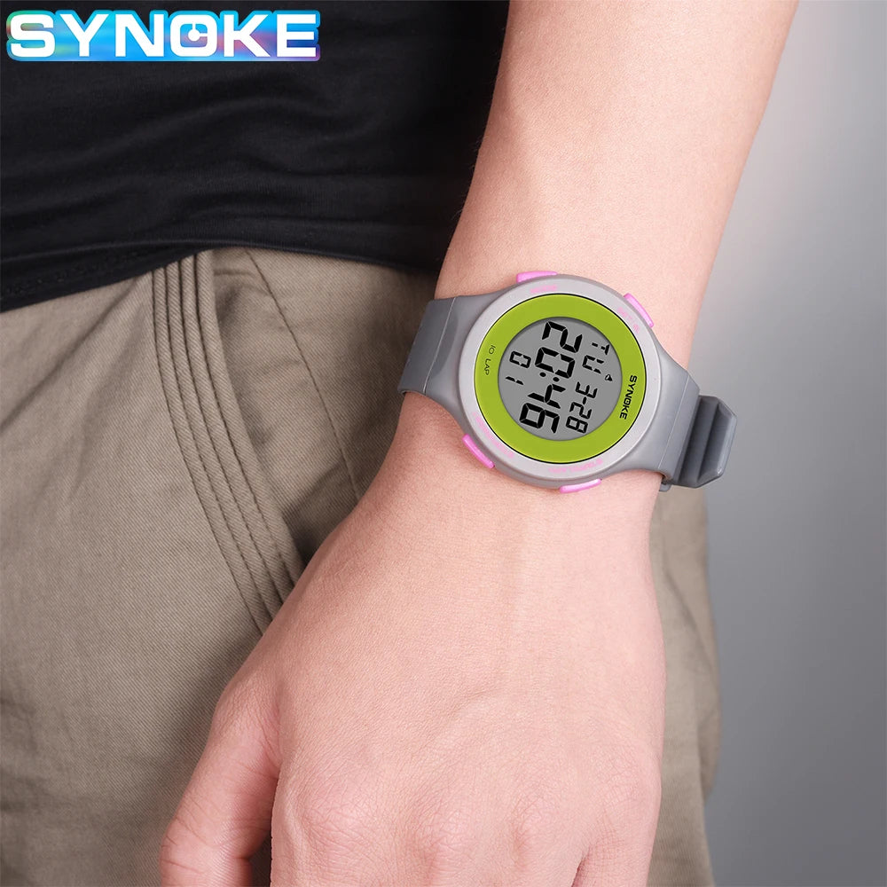 Outdoor Sport Watch Men Alarm Chrono Clock 5Bar Waterproof Military Watches