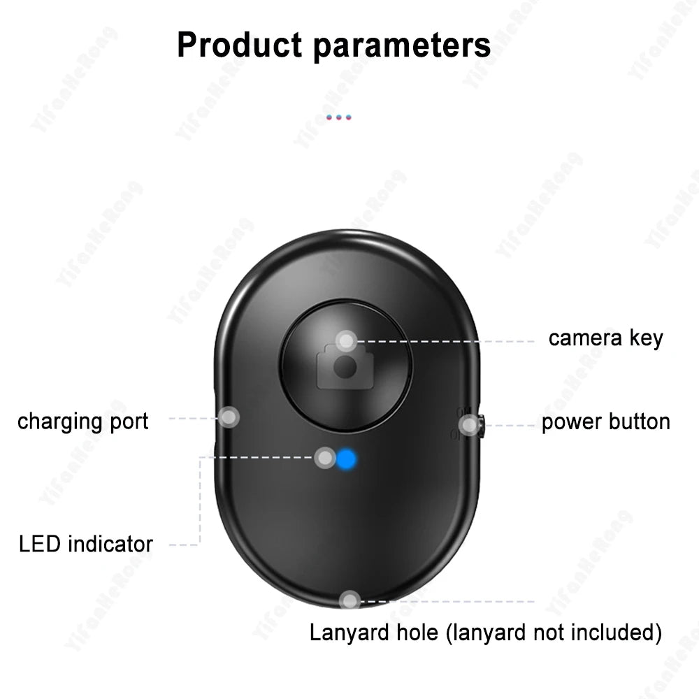 Portable Rechargeable Bluetooth-compatible Micro USB Selfie Stick