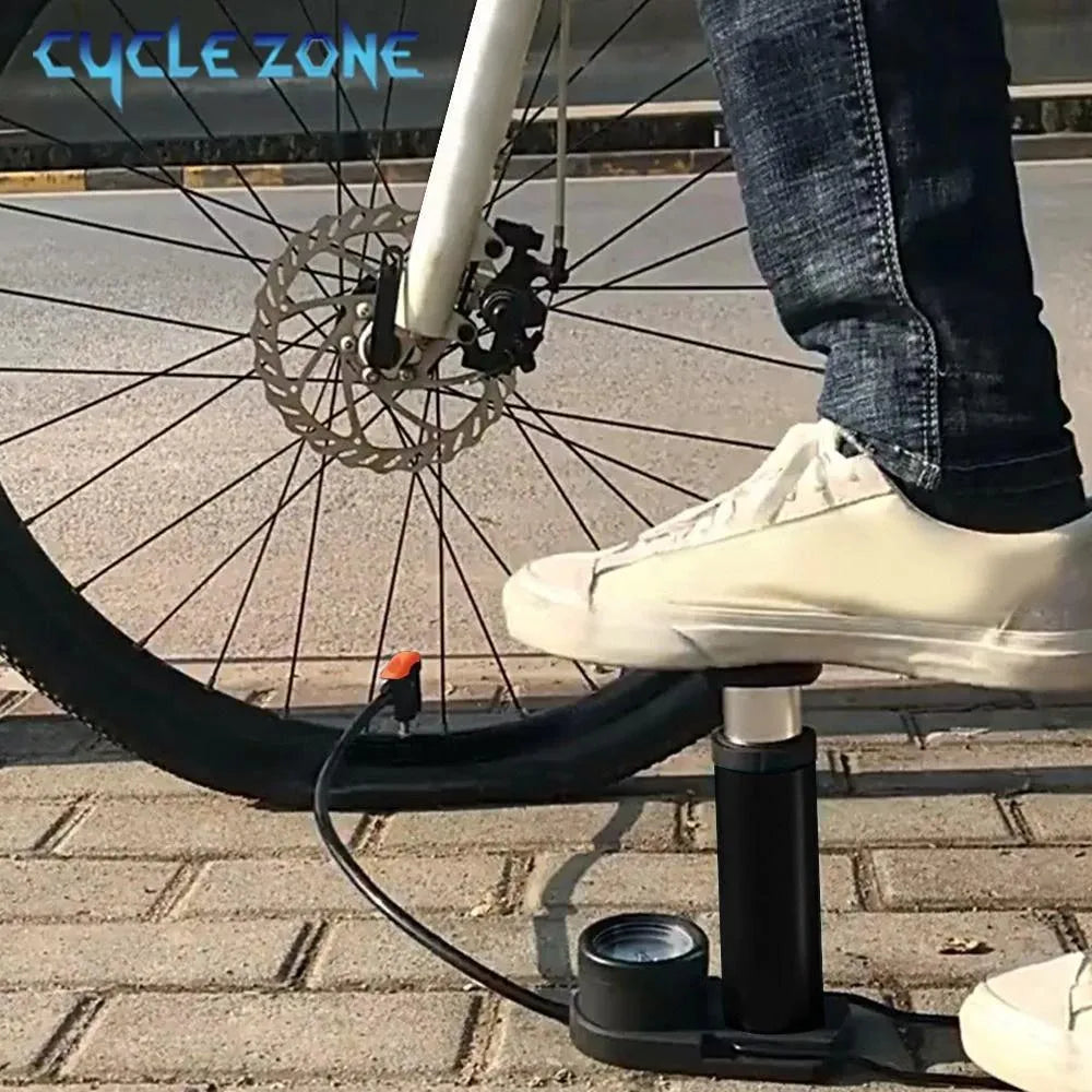 Mini Bike Tire Pump with Gauge